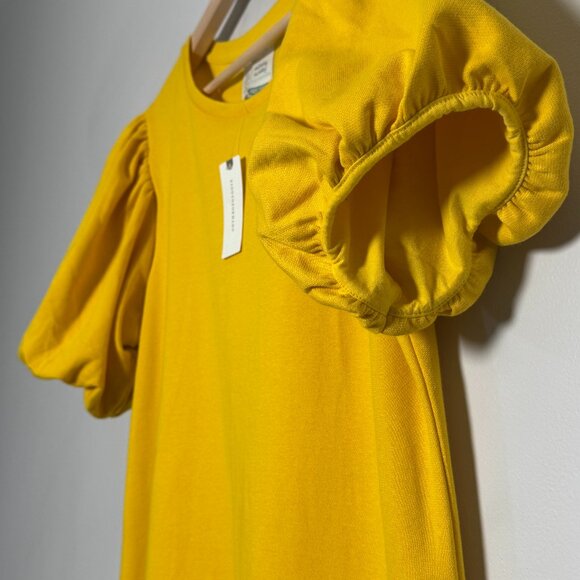 Anthropologie Dresses & Skirts - Anthropologie Saturday Sunday Sunny Day Yellow Puff Sleeve Tunic Dress Sz Small